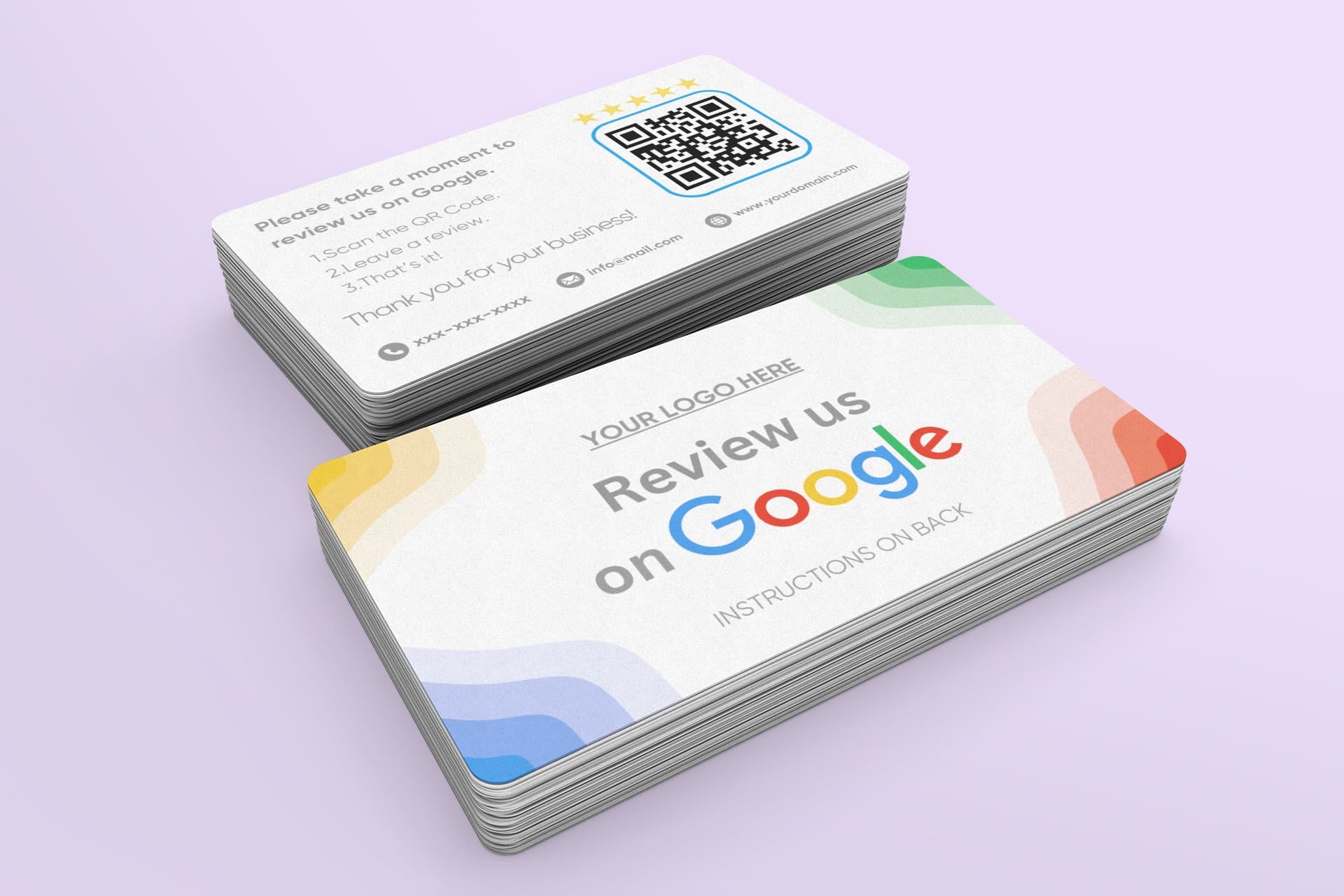 Google Review Business Cards