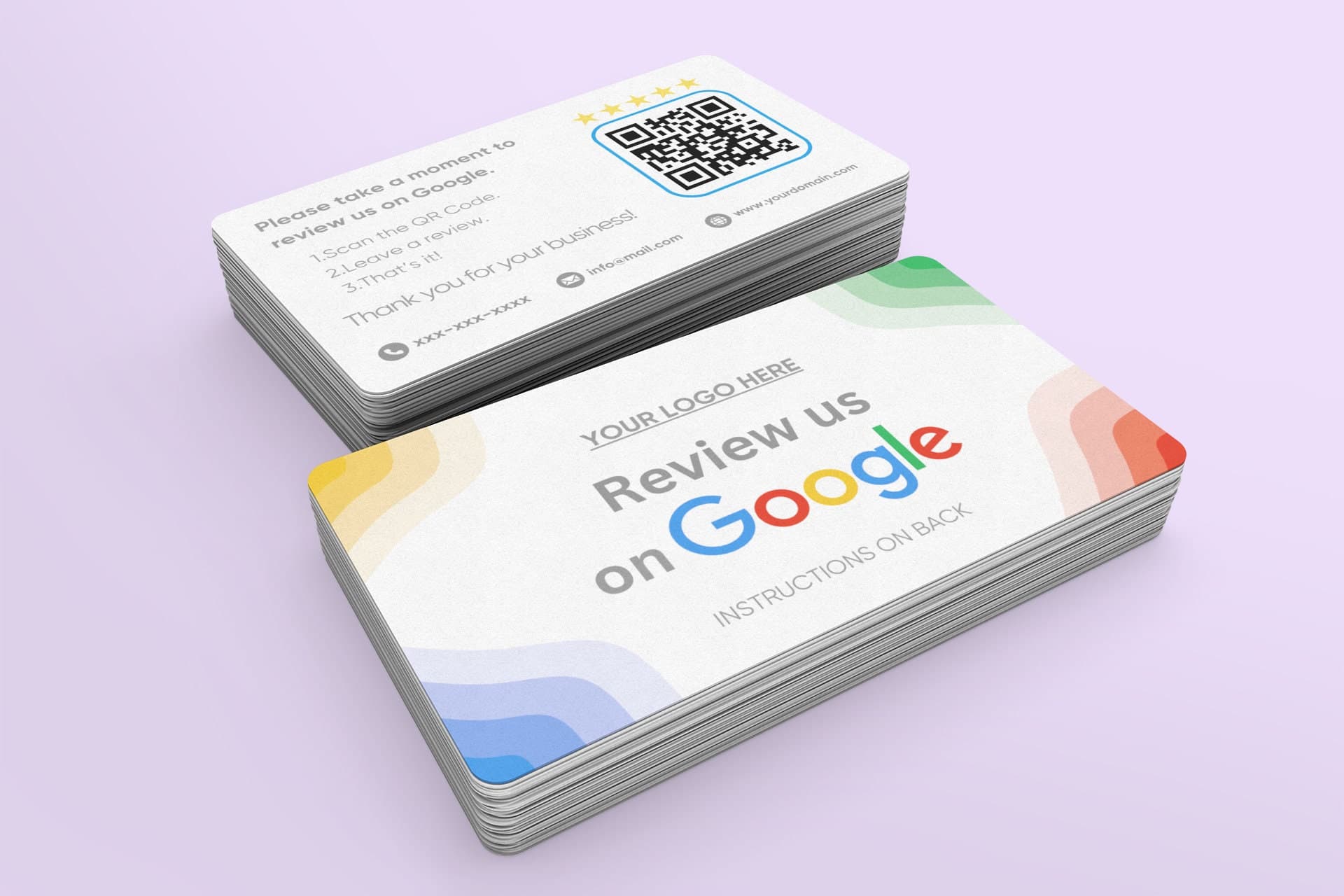 Google Review Business Cards